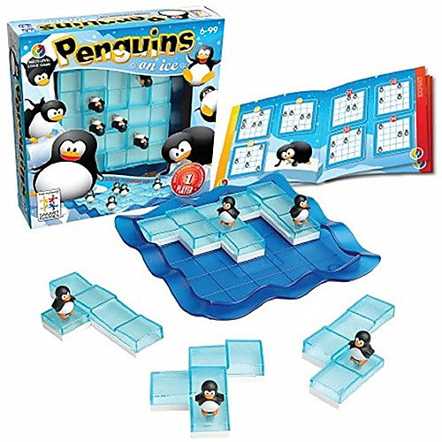 

Smart Games Penguins on Ice - A Sliding Cognitive Skill-Building Puzzle Game for Ages 6 - Adult