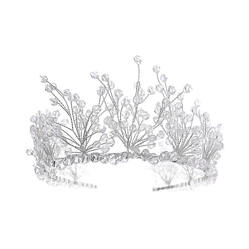 

Wedding Bridal Crystal Headpiece with Crystal 1 Piece Wedding / Special Occasion Headpiece