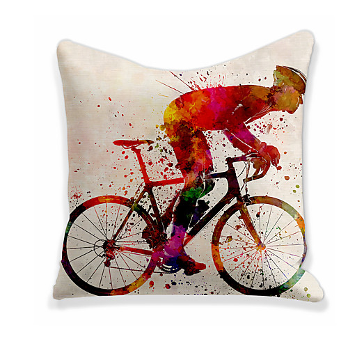 

Cushion Cover 1PC Linen Soft Decorative Square Throw Pillow Cover Cushion Case Pillowcase for Sofa Bedroom 45 x 45 cm (18 x 18 Inch) Superior Quality Machine Washable