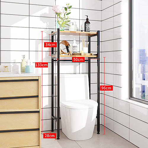 

Toilet Shelf Floor-standing Toilet Storage Rack Free-punched Bathroom Toilet Rack