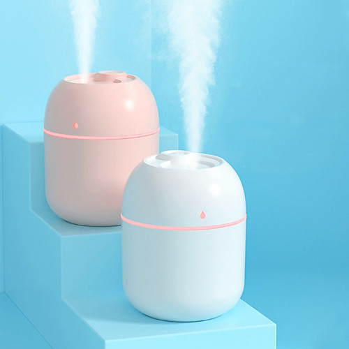 

Portable 220ml Mini Water Drop Humidifier USB Air Diffuser Mist Maker Sprayer with LED Light Desktop Night Lamp