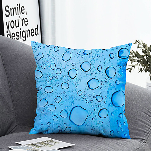 

1 pcs Polyester Pillow Cover Pillow Cover & Insert, Floral&Plants Simple Classic Square Zipper Polyester Traditional Classic