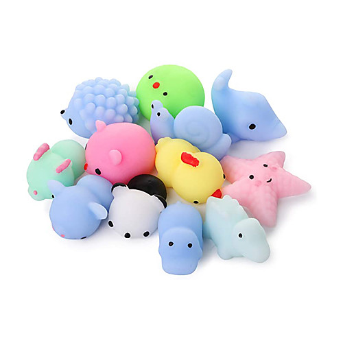 

Squishy Squishies Squishy Toy Squeeze Toy / Sensory Toy 12 pcs Mini Animal Stress and Anxiety Relief Kawaii Mochi For Kid's Adults' Boys and Girls