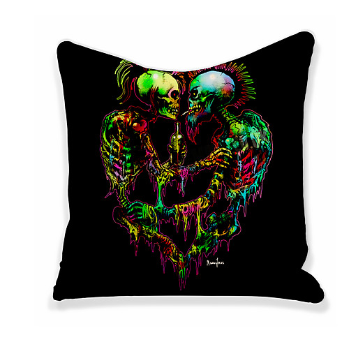 

1 pcs Linen Pillow Cover, Print Square Zipper Polyester Traditional Classic