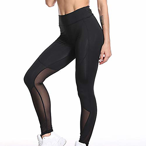 

Workout Pants Fashion Womens Solid Color High Waist Leggings Tight Sports Casual Yoga Pants Black