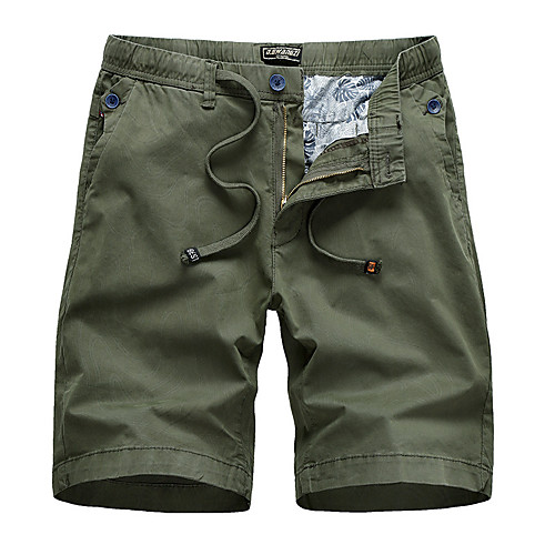 

Men's Hiking Shorts Hiking Cargo Shorts Tactical Shorts Ventilation Multi-Pockets Quick Dry Breathable Summer Solid Colored Cotton Bottoms for Hunting Fishing Casual Army Green Blue Khaki S M L XL XXL
