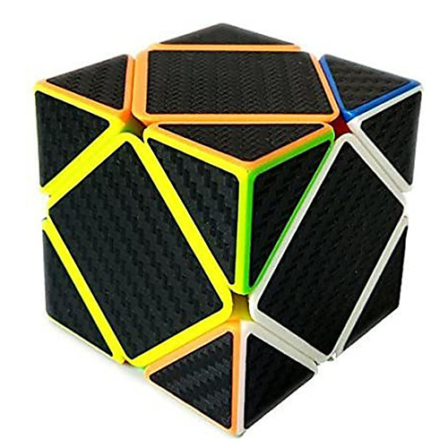 

ZCUBE Skewb Speed Cube Puzzle Carbon Fiber Sticker for Kids Intelligence Development Speed Cubing Beginners or Puzzle Enthusiasts