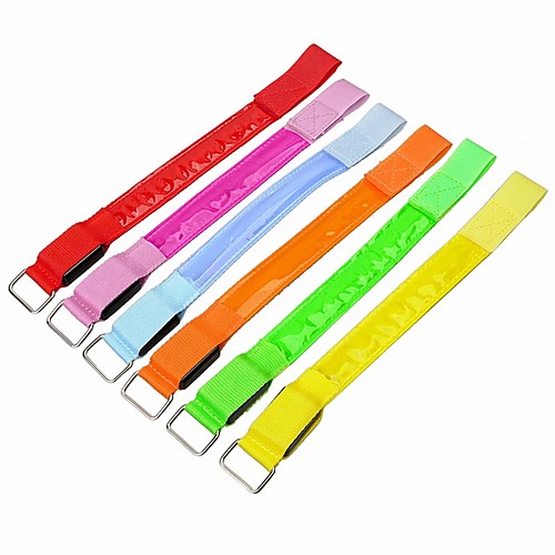 

Reflective Band LED Running Armband Reflective Wristband Outdoor Reflective Trim / Fluorescence With LED Safety Sporty Buckle Safety Portable Reflective Strip High Visibility for Running Cycling