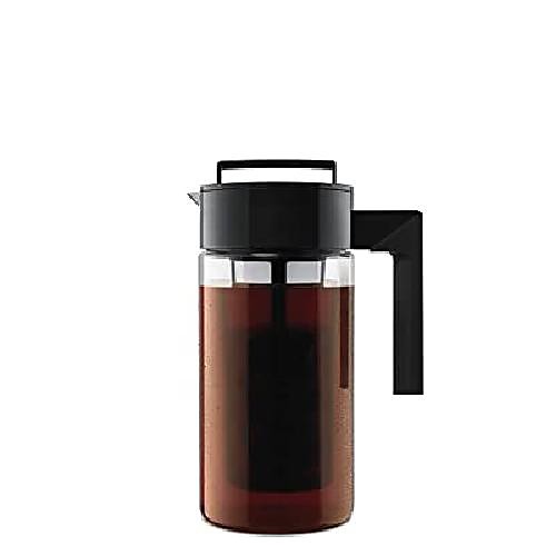 

takeya patented deluxe cold brewer coffee maker, a quarter, black