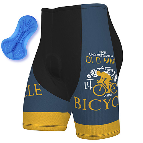

21Grams Men's Cycling Shorts Spandex Bike Padded Shorts / Chamois Quick Dry Breathable Sports Blue / Pink / Green Mountain Bike MTB Road Bike Cycling Clothing Apparel Bike Wear / Athleisure