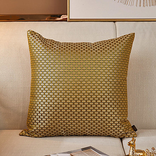 

PillowCase Light Luxury Simple High Precision Jacquard Palace Style PillowCase Living Room Bedroom Sofa Cushion Cover