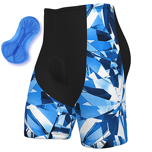 

21Grams Men's Cycling Shorts Spandex Bike Padded Shorts / Chamois Breathable Quick Dry Sports Blue Mountain Bike MTB Road Bike Cycling Clothing Apparel Bike Wear / Athleisure