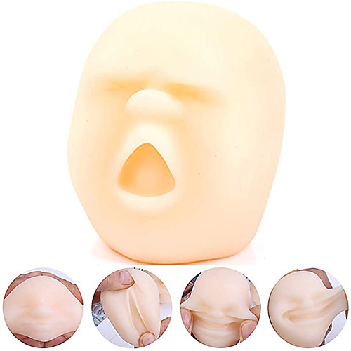 

1PCS Funny Human Face Emotion Balls Scented Fidget Toys Stress Relief Squeeze Ball Squishy Stress Toys for Kids and Adults Sensory Toys for Autism Anxiety Relief