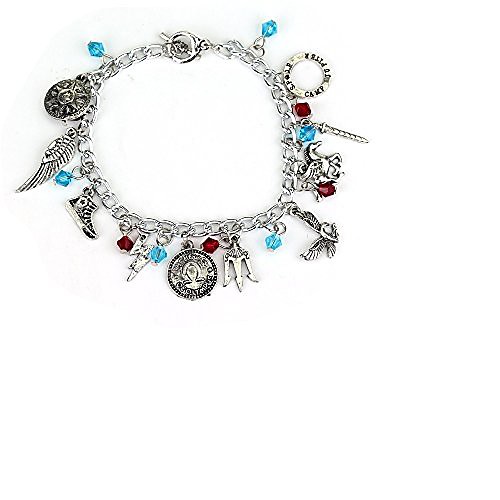 

ivy & clover inspired by percy pegasus jackson charm bracelet