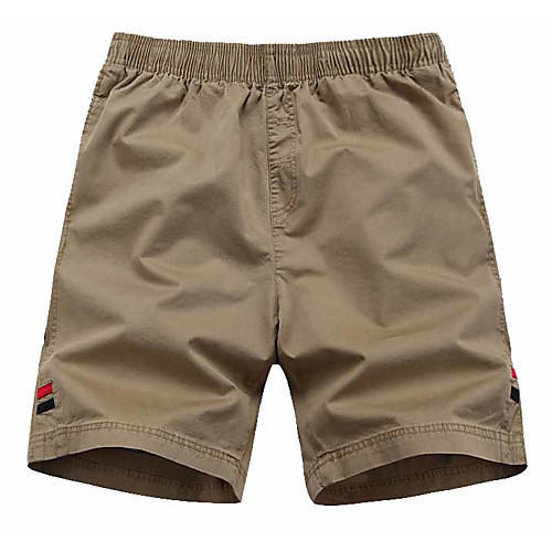 

Men's Hiking Shorts Hiking Cargo Shorts Tactical Shorts Ventilation Fast Dry Multi-Pockets Quick Dry Summer Solid Colored Cotton Bottoms for Camping / Hiking Hunting Fishing White Blue Khaki M L XL