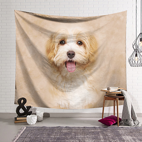 

Wall Tapestry Art Decor Blanket Curtain Hanging Home Bedroom Living Room Decoration Polyester Dog