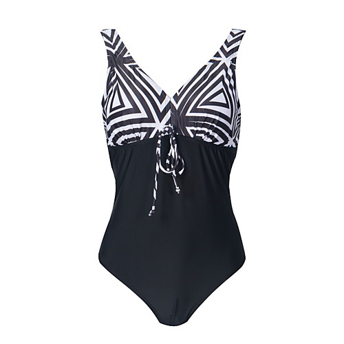 

Women's One Piece Swimsuit Spandex Swimwear Bodysuit Quick Dry Breathable Sleeveless Swimming Surfing Water Sports Summer