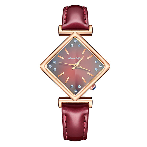 

fashion square diamond-studded simple gradient color ladies quartz watch casual