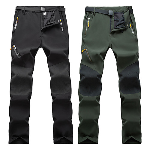 

Men's Hiking Pants Trousers Patchwork Outdoor Loose Breathable Quick Dry Comfortable Wear Resistance Pants / Trousers Bottoms Black Army Green Dark Navy Hunting Fishing Climbing XS S M L XL