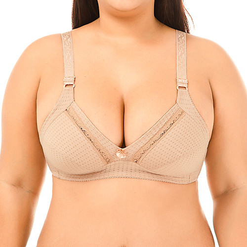 

Women's Push-up 3/4 Cup Bras & Bralettes Khaki Beige