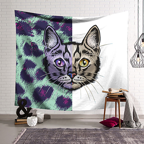 

Wall Tapestry Art Decor Blanket Curtain Hanging Home Bedroom Living Room Decoration Polyester Cat