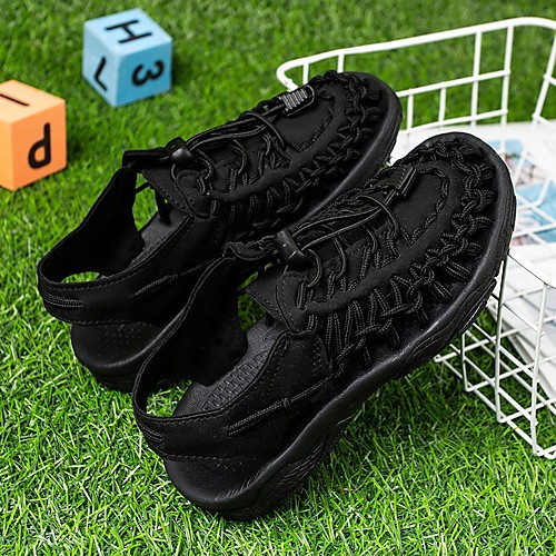 

Boys' Sneakers Comfort PU Lace up Little Kids(4-7ys) Big Kids(7years ) Daily Water Shoes Split Joint White Black Red Spring Summer / Color Block