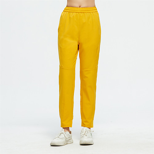 

Women's Men's Hiking Pants Trousers Solid Color Summer Outdoor Standard Fit UPF50 Quick Dry Breathable Sweat wicking Nylon Elastane Pants / Trousers Bottoms Dark Grey Violet Yellow Khaki Rose Red