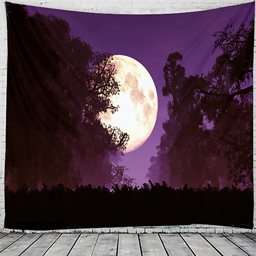 

Night View Wall Tapestry Art Decor Blanket Curtain Hanging Home Bedroom Living Room Decoration Beautiful View From The Window