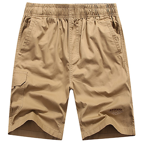 

Men's Hiking Shorts Hiking Cargo Shorts Tactical Shorts Ventilation Multi-Pockets Quick Dry Breathable Summer Solid Colored Cotton Bottoms for Hunting Fishing Casual Black Army Green Blue M L XL XXL