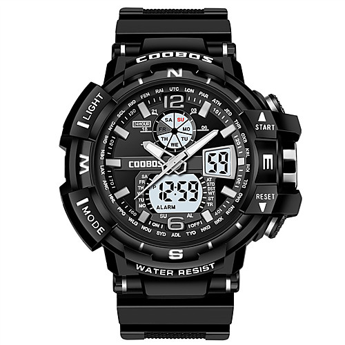 

men's watch waterproof dual display digital watch fashion multifunctional outdoor sports children's watch