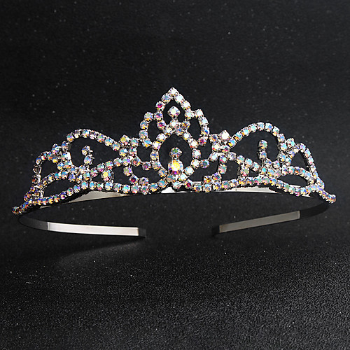 

Wedding Cute Rhinestone / Alloy Headpiece with Crystals / Rhinestones 1 Piece Wedding / Special Occasion Headpiece