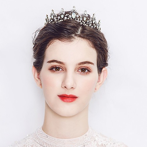 

Luxury Wedding Alloy Headpiece with Glitter / Crystals 1 Piece Wedding / Special Occasion Headpiece