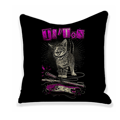 

Cushion Cover 1PC Linen Soft Print Square Throw Pillow Cover Cushion Case Pillowcase for Sofa Bedroom 45 x 45 cm (18 x 18 Inch) Superior Quality Mashine Washable