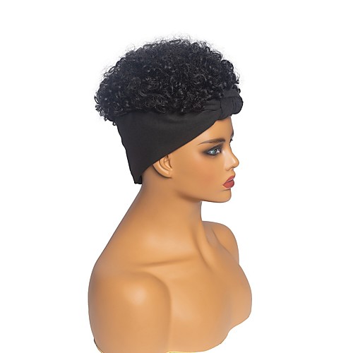 

headscarf wig europe, america, africa, small curly short curly hair, chemical fiber headgear direct supply from xuchang