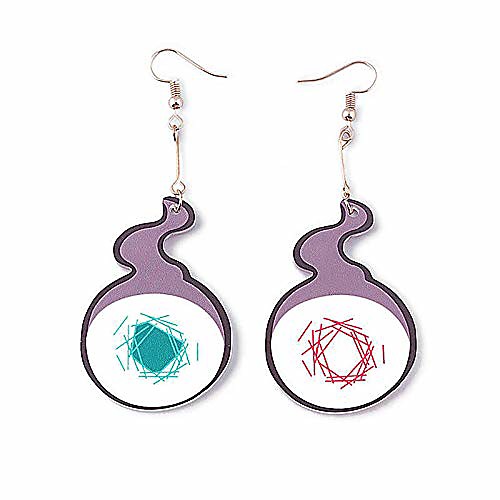 

toilet-bound hanako-kun dangle earrings anime manga series jibaku shōnen hanako-kun soul earrings