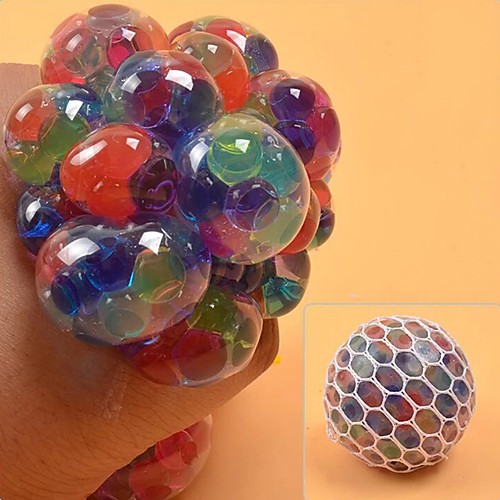 

1pcs Rainbow Stress Ball Water Bead Squeeze Toy for Kids, Teens and Adults, Fidget Toy Sensory Tool for Hand & Wrist to Vent Mood, Relieve Stress, Anxiety and Autism, Soft Novelty Pressure Ball