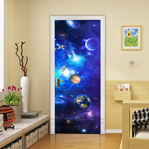 

Holiday / Landscape Wall Stickers Bedroom / Living Room, Removable Vinyl Home Decoration Wall Decal 2pcs
