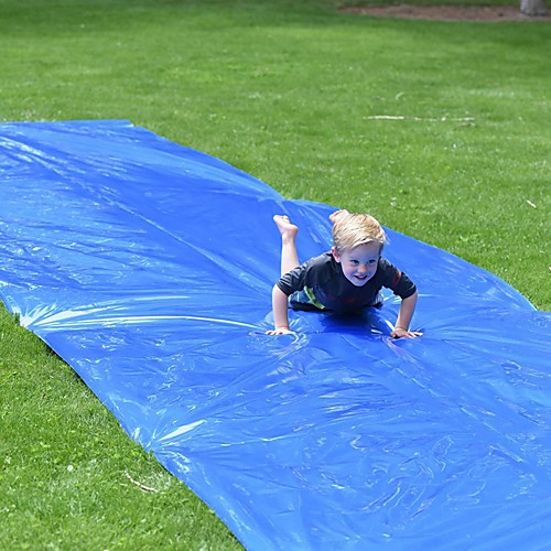 

Children's Multiplayer Water Slide Lawn PVC High Toughness and High Degree of Sliding Outdoor Family Water Toys