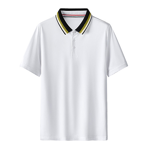 

Men's Hiking Tee shirt Tee Tshirt Outdoor Breathable Quick Dry POLY White Black
