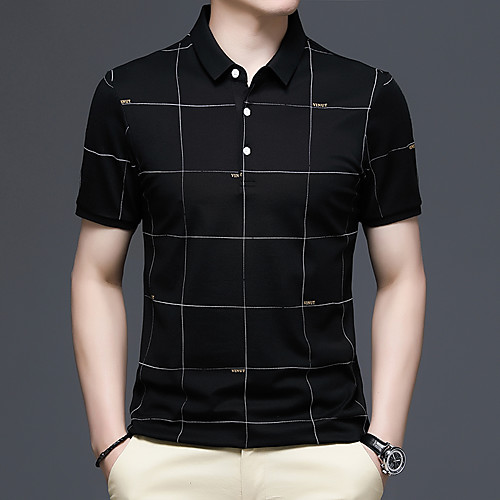 

Men's T shirt Hiking Tee shirt Hiking Polo Shirt Short Sleeve Tee Tshirt Top Outdoor Lightweight Breathable Quick Dry Sweat wicking Autumn / Fall Spring POLY Elastane Black Blue Pink Hunting Fishing