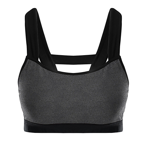 

Women's Sports Bra Yoga Top Medium Support Winter Wireless Solid Color Dark Pink Blue Pink Grey Spandex Yoga Fitness Gym Workout Sports Bra Sleeveless Sport Activewear Breathable Comfortable Freedom