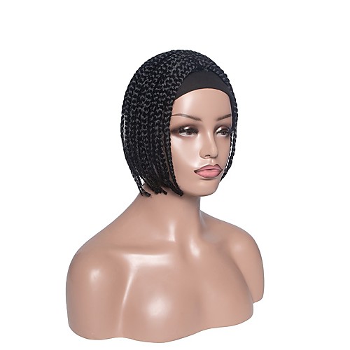 

amazon cross-border new headscarf wigs, european and american african braid hair fashion wigs manufacturers wholesale