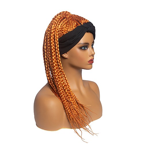 

african lady braid wig headgear, chemical fiber dirty braid wig headgear, cloth art turban wig headgear
