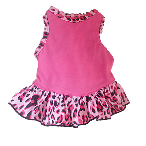 

Dog Dress Puppy Clothes Heart Animal Dog Clothes Puppy Clothes Dog Outfits Rose Pink Costume for Girl and Boy Dog Cotton XXS XS S M L