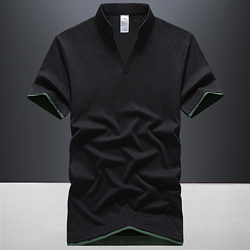 

Men's T shirt Hiking Tee shirt Hiking Polo Shirt Short Sleeve Tee Tshirt Top Outdoor Quick Dry Lightweight Breathable Sweat wicking Autumn / Fall Spring POLY Elastane White Black Yellow Fishing