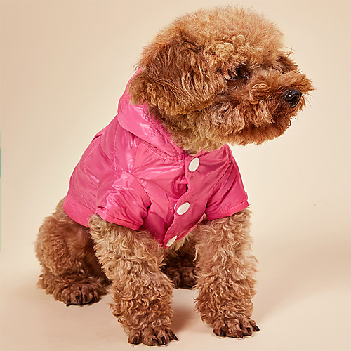 

Dog Dog clothes Solid Colored For Indoor and Outdoor Use Cute Holiday Weekend Winter Dog Clothes Puppy Clothes Dog Outfits Warm Rose Pink Costume for Girl and Boy Dog Cotton S XXL