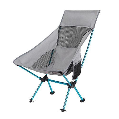 

Camping Chair Multifunctional Portable Breathable Ultra Light (UL) Aluminum Alloy for 1 person Fishing Beach Camping Traveling Autumn / Fall Winter Black Grey