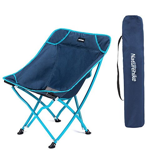 

Camping Chair Multifunctional Portable Breathable Ultra Light (UL) Oxford for 1 person Fishing Beach Camping Traveling Autumn / Fall Winter Blue Grey