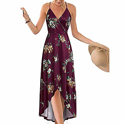 

maxi dresses for women petite women short sleeve loose plain maxi dresses casual long dresses with pockets wine