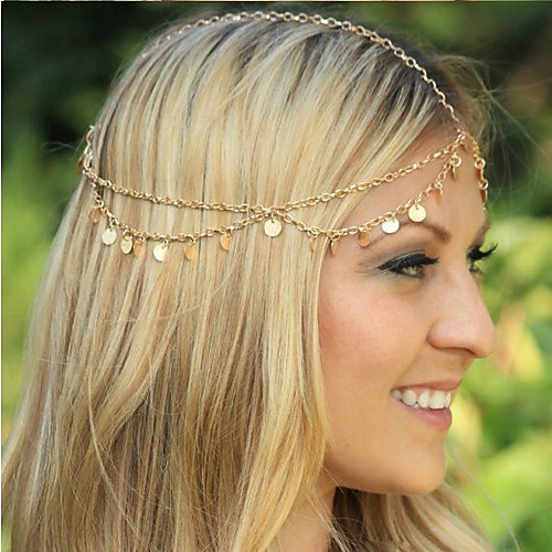 

Classic Style Retro Alloy Headpiece with Tassel 1 Piece Special Occasion / Party / Evening Headpiece